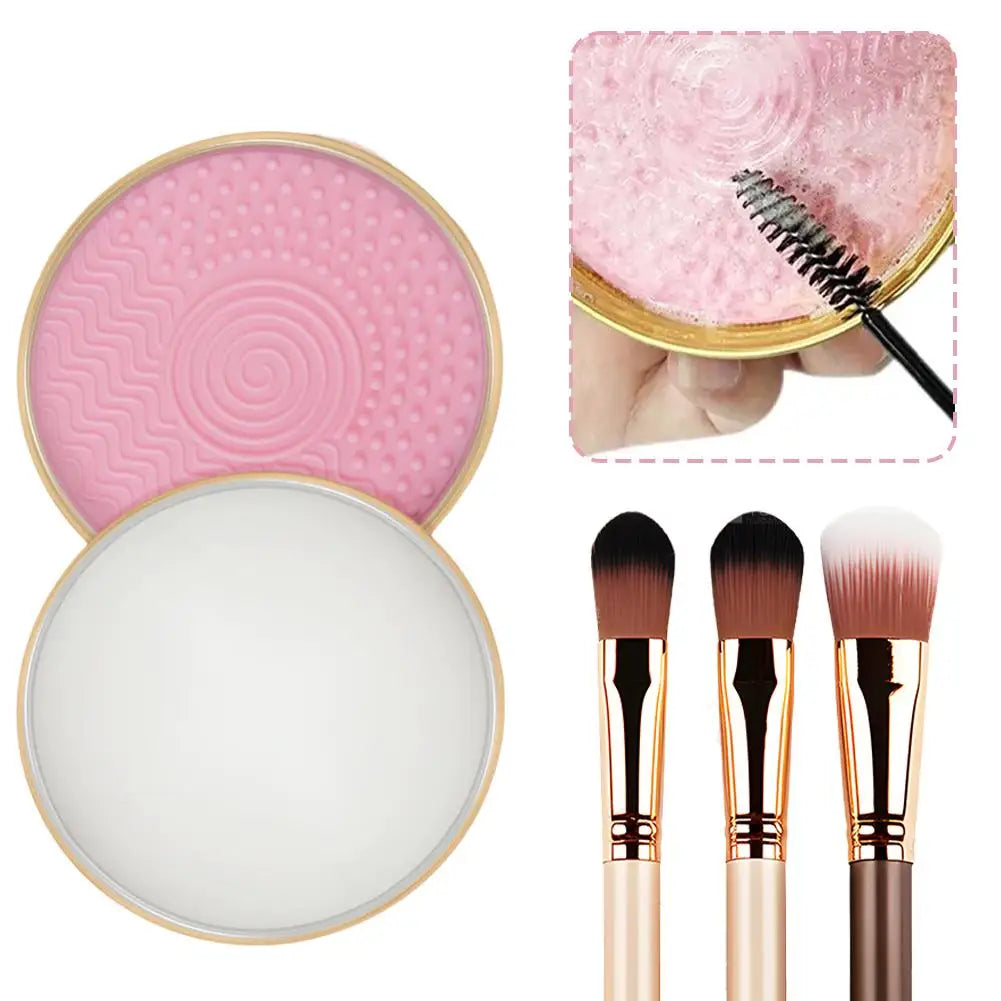 Natural Makeup Brush Cleaner Soap Multi Functional Washing Outdoor Portable Cosmetics Travel Beauty Cleaner Tools Reusable