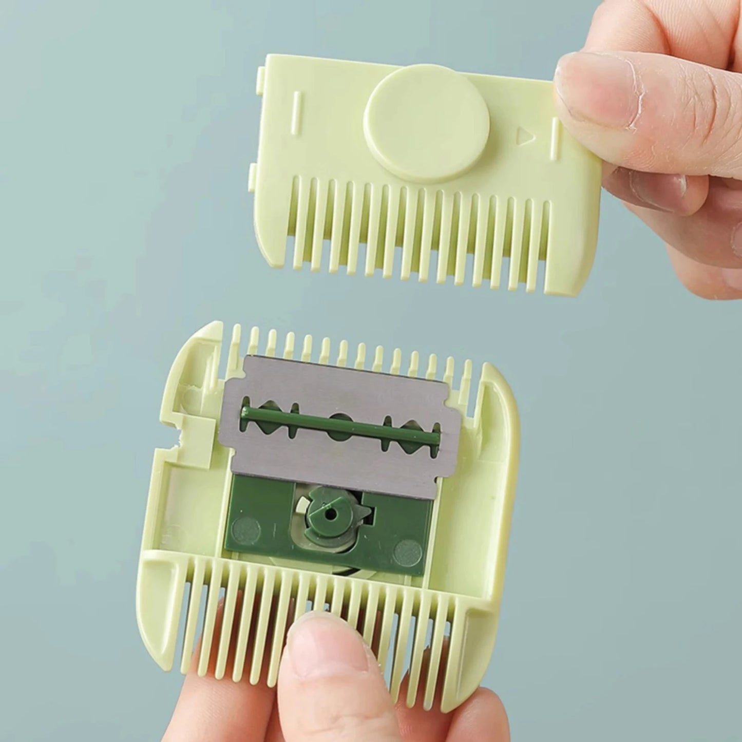 Hair Cutting Trimmer Combs 2 In 1 Double Sided Manual Bangs cutter shaving Remover Thinning Beauty Hair Cut styling Accessorie