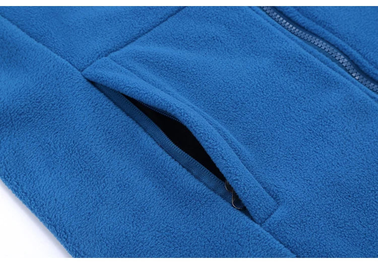 TRVLWEGO Winter Jackets For Men Warm Soft Shell Polar Fleece Jacket Climbing Camping Hiking Skiing Windproof Coat Inner Clothes