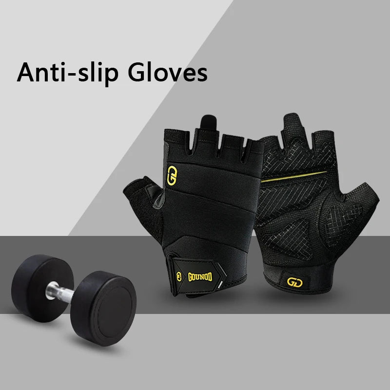 1Pair  Unisex Workout Gloves Full Palm Protection Weight Lifting Gym Gloves for Training Cycling Fitness Exercise