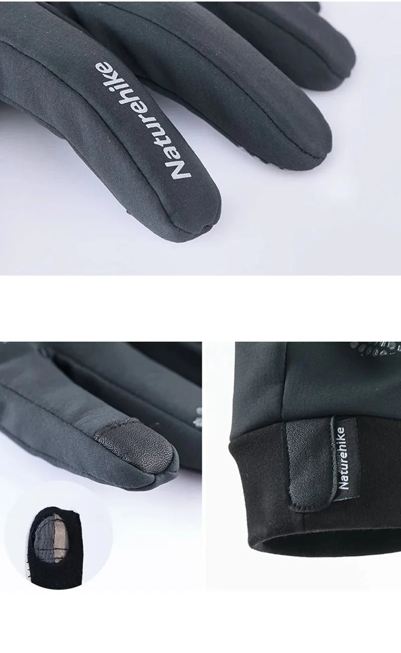 Naturehike Winter Gloves Men's Women's Gloves Motorcycle Gloves Ski Gloves Cycling Running Hiking Gloves Winter Fishing Gloves