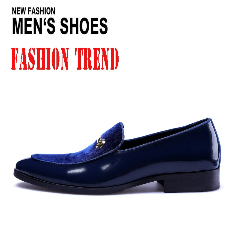 Men's Formal Leather Shoes Patent Leather Luxury Fashion Groom Wedding Shoes Men's Luxury Italian Style Oxford Shoes Ormal Shoes