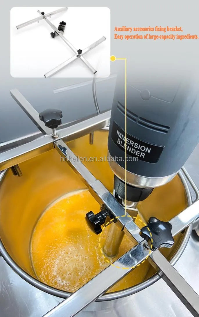 Commercial Immersion Blender Electric Hand Blenders With Detachable Shaft Stainless Steel 4000-20000RPM Adjustable
