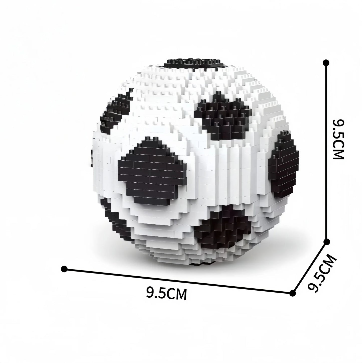 Rugby Ball Soccer Boot Model Sports Micro Building Blocks Toy–Collectible Desk Decor for Football Fans,Puzzle Gift for Christmas