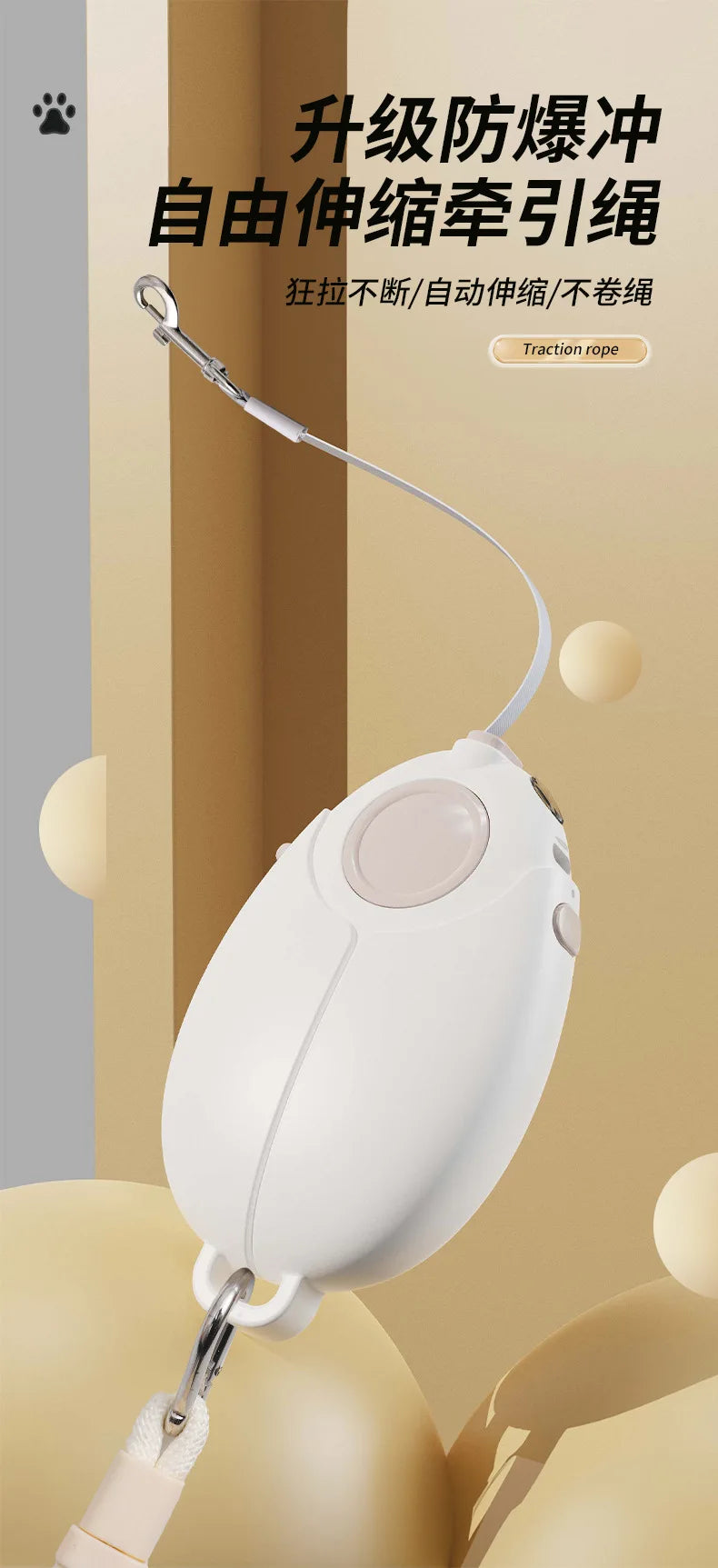Pet Leash, Luminous Automatic Retractable Pet Supplies Leash