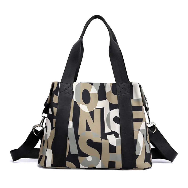 Women's Top-handle Bag Messenger Bags Waterproof Nylon Shoulder Totes High Quality Large Handbag Female Travel Crossbody Bags