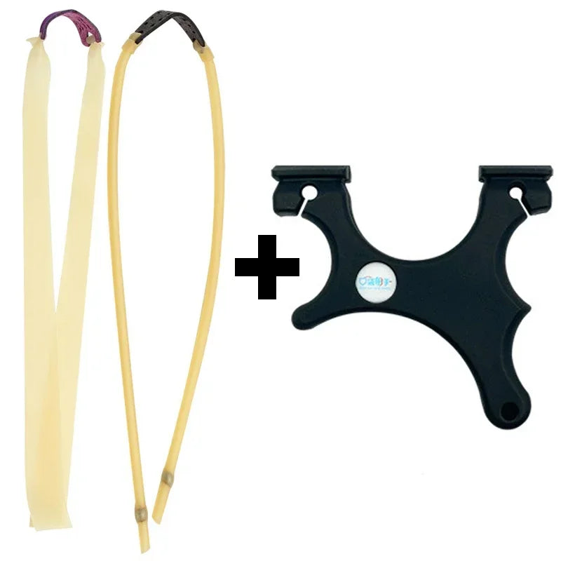 Slingshot for Kids Adult Powerful Catapult Outdoor Powerful Hunting Flat Leather Card Ball Rubber Band Archer Pocket placement