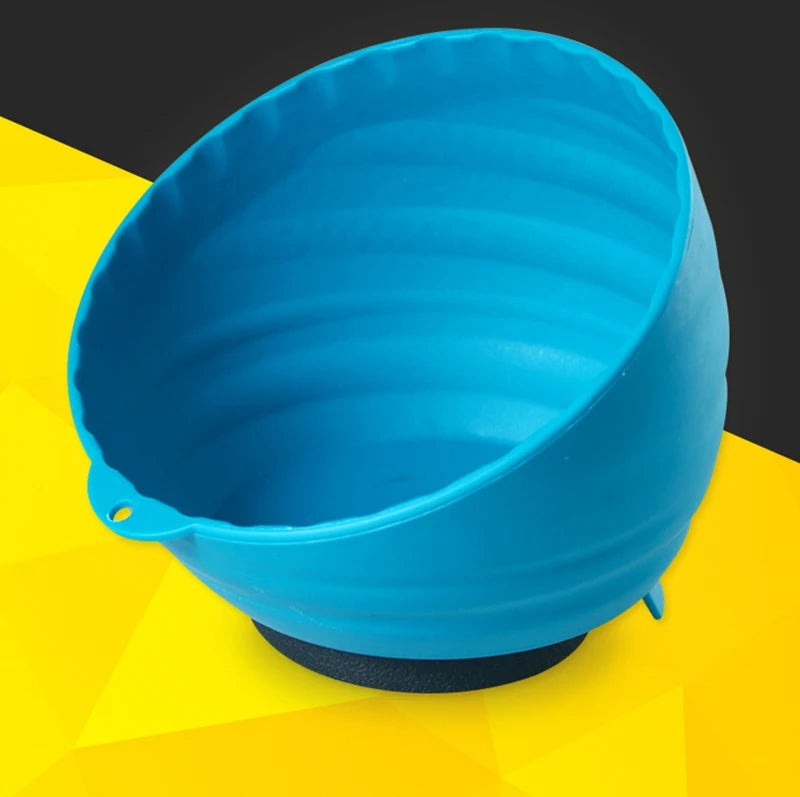 Magnetic Nut Cup, Magnetic Bowls for Holding Nuts and Bolts, 15cm Cup Diameter Magnetic Parts Tray for Metal Work