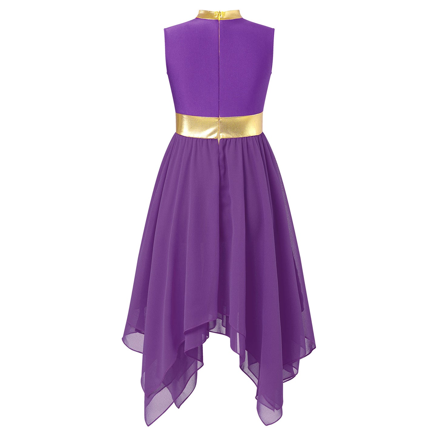 Kids Girl's Dress Praise Lyrical Dance Costume Children's Worship Dresses for Liturgical Celebration of Spirit Stage Dancewear