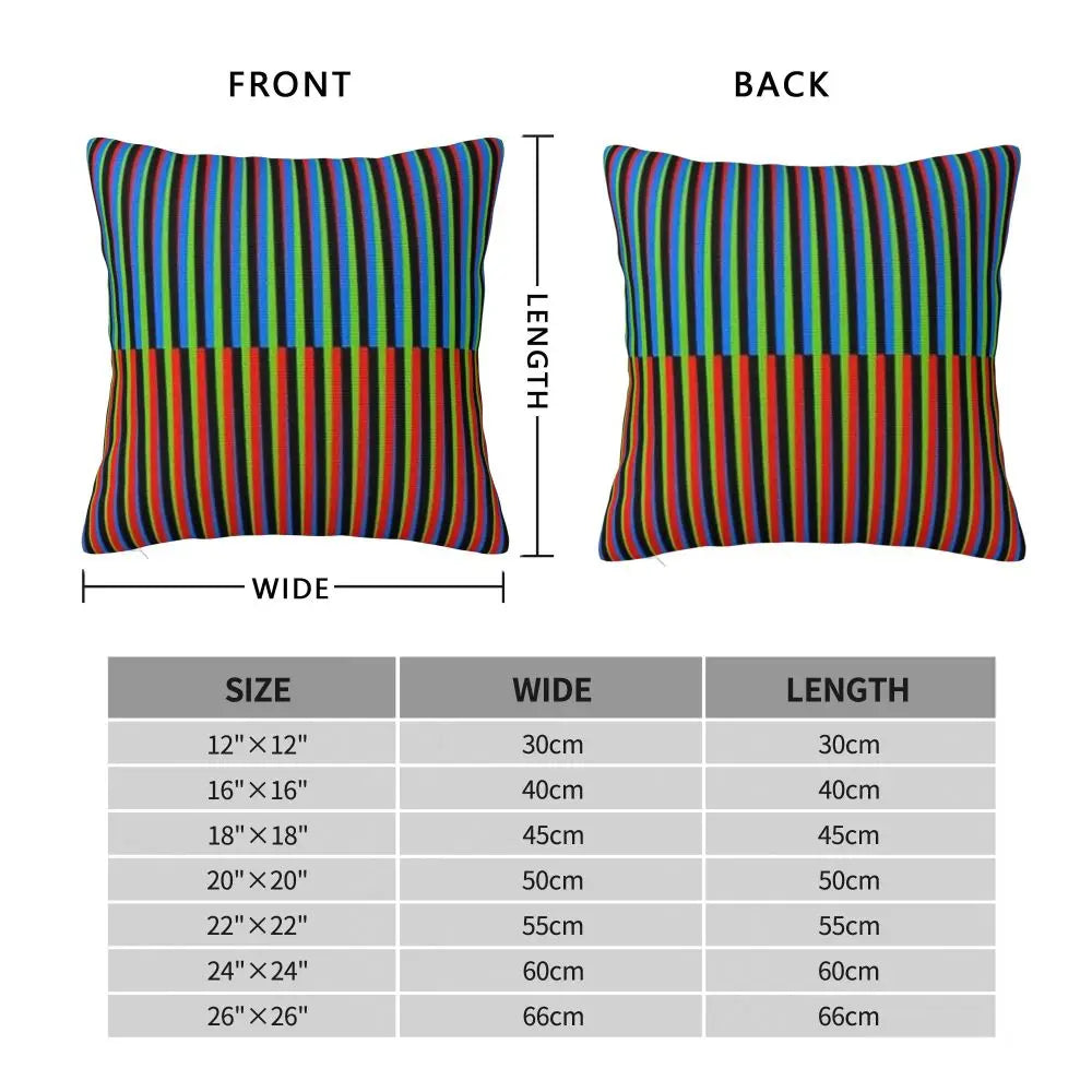 Soft Maiquetia Venezuela Cruz Diez Pillowcase Cushion Comfort Throw Pillow Sofa Decorative Cushions Used for Home Living Room