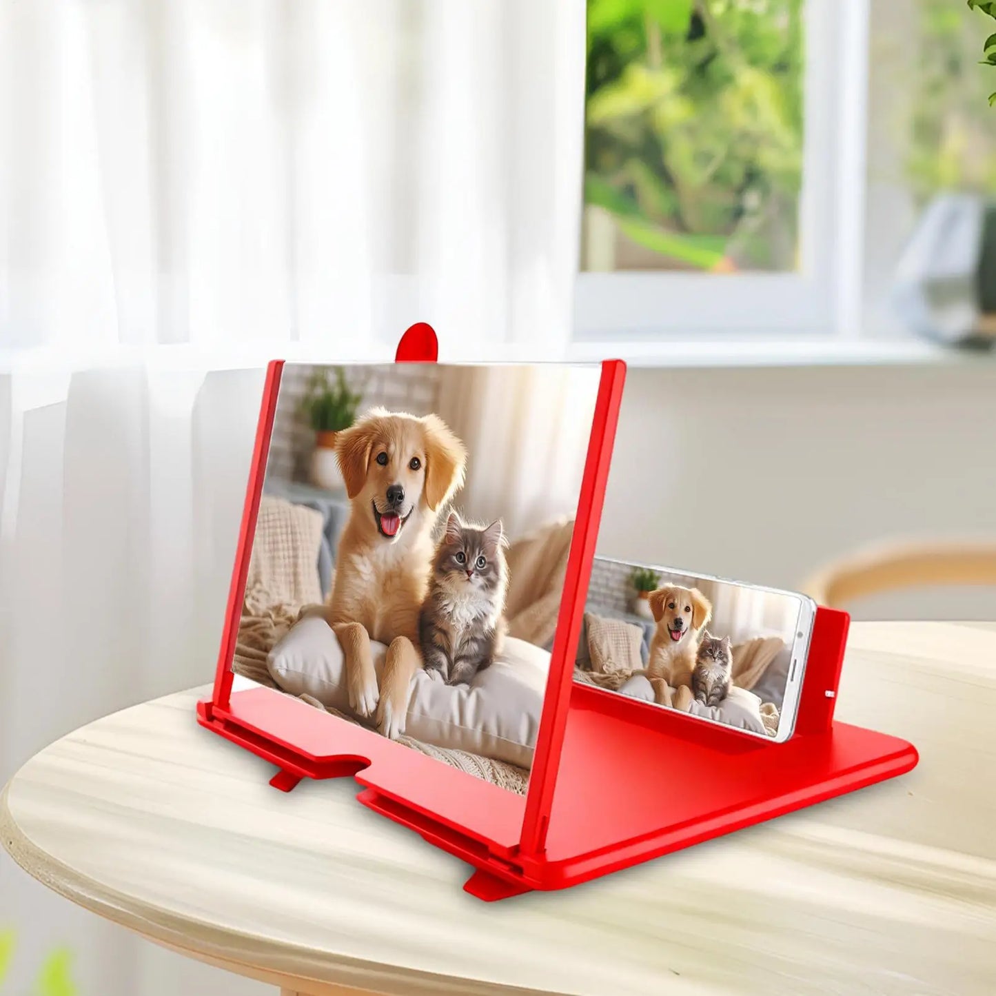 Screen Magnifier HD Phone Screen Video Magnifier Multi Functional Screen Amplifier For Phone Holder Desktop Enlarged Screen