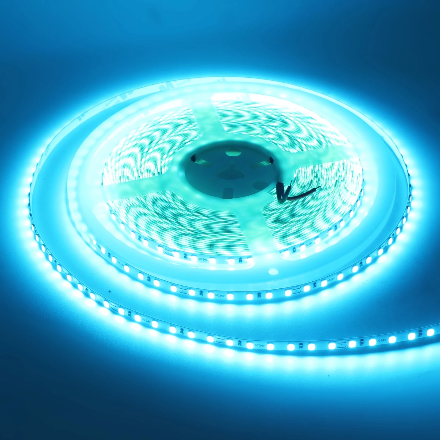 LED Strip 5mm 12V 24V 120LEDs/m Warm White Yellow Red Green Ice Blue Pink Purple Not Waterproof Flexible Tape for DIY Room Decor