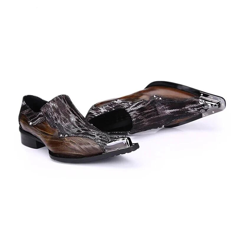 New Men's Shoes Italian Formal Shoes Oxford Men's Handmade Genuine Leather Business Party Shoes 36-49
