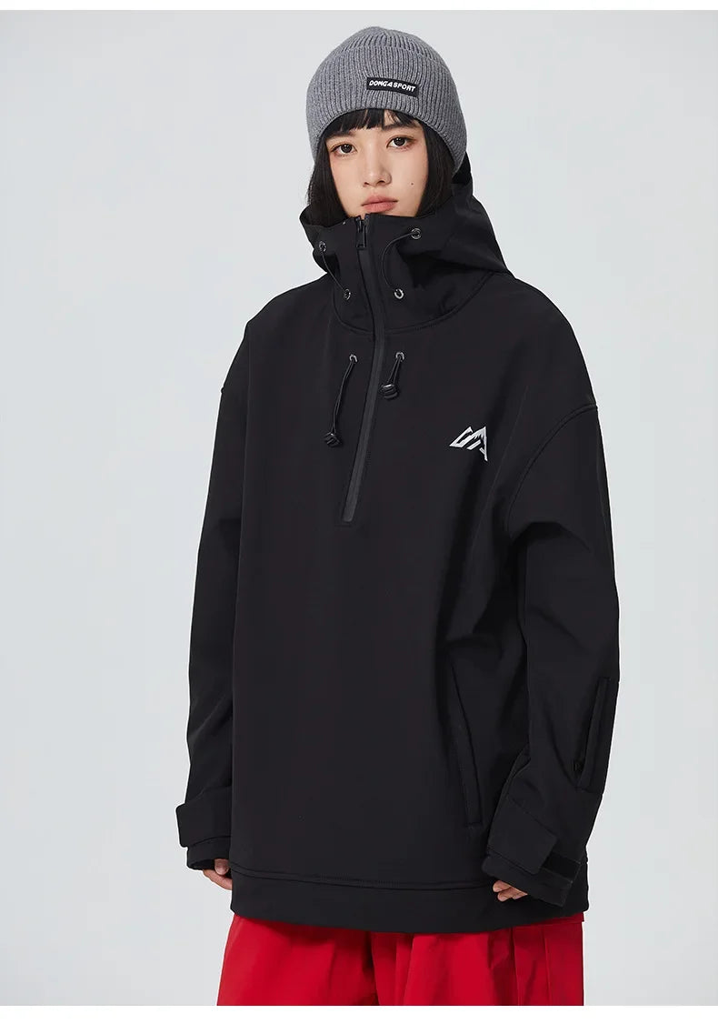 New Couple's Skiing Jackets 2025 Winter Warm Snow Clothes Pro Windproof Woman Ski Sport Hoodies Man Outdoor Snowboard Tracksuit