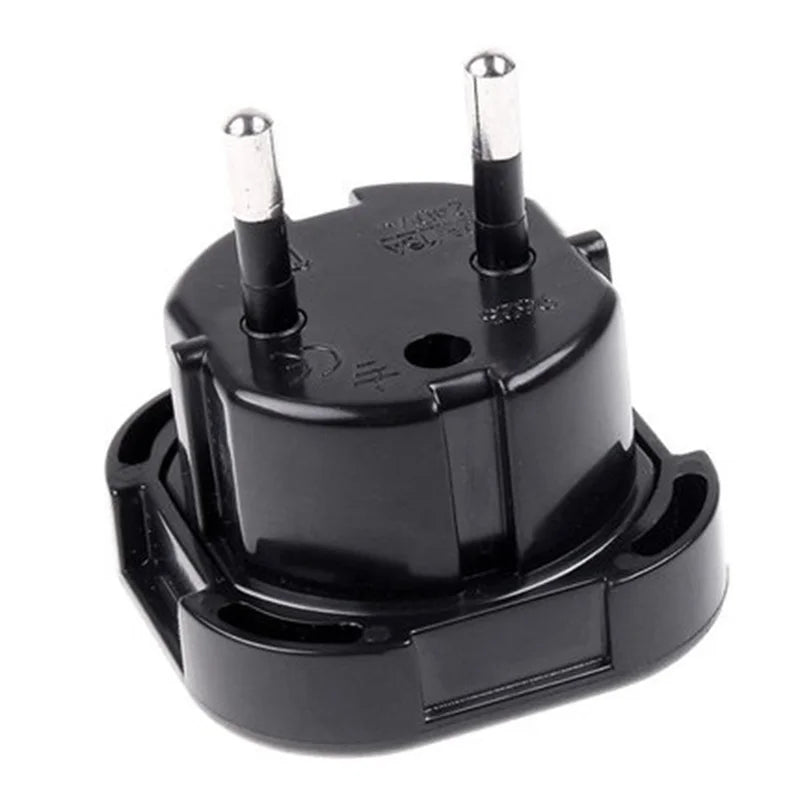UK To EU 3PIN Plug Europe Travel Converter Adapter Plug 2pin Wall Plug Socket Connector Adaptor for International Travelling