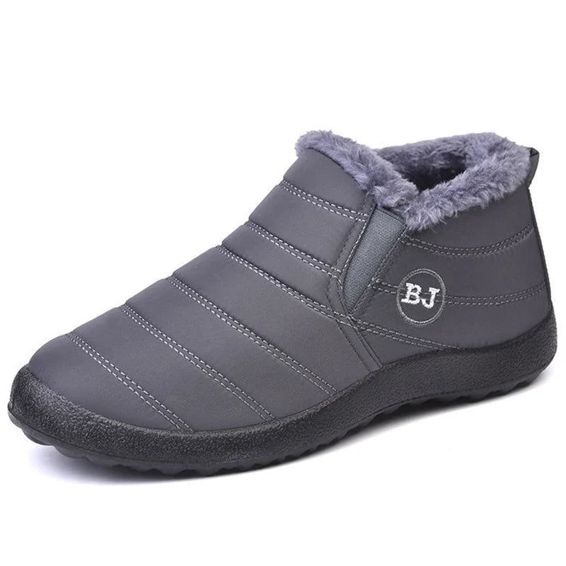 Fashion Men's Snow Boots Ankle High Keep Warm Shoes for Cold Winter Waterproof Outdoor Snow Comfortable Men's Work Boots 2026