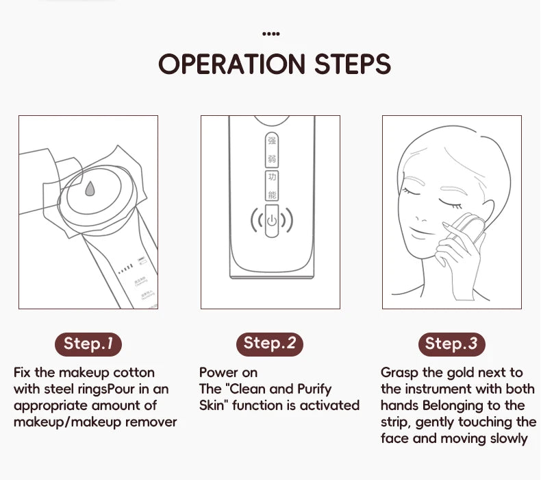 KSKIN Multifunctional Facial Skin Care Beauty Massager Electric Facial Massage Device Clean Face Skin Rejuvenation Beauty Device