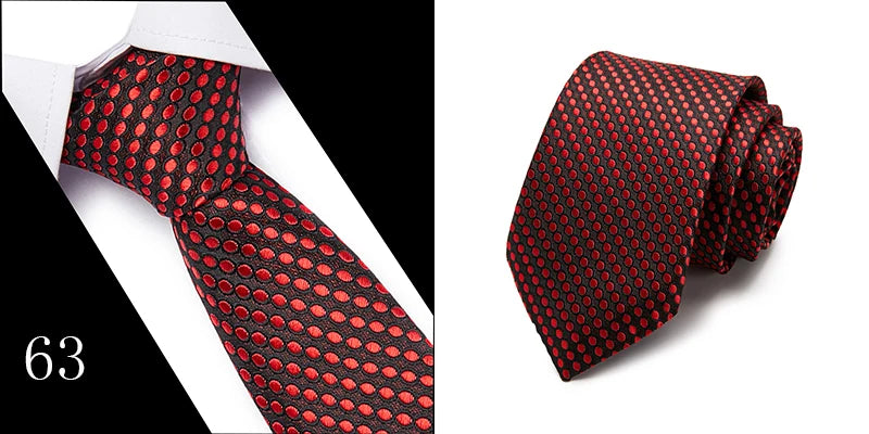 Hot Sale Necktie Man 7.5 cm Silk Tie Solid Color Gravatas Suit Accessories Fit Wedding Holiday Party