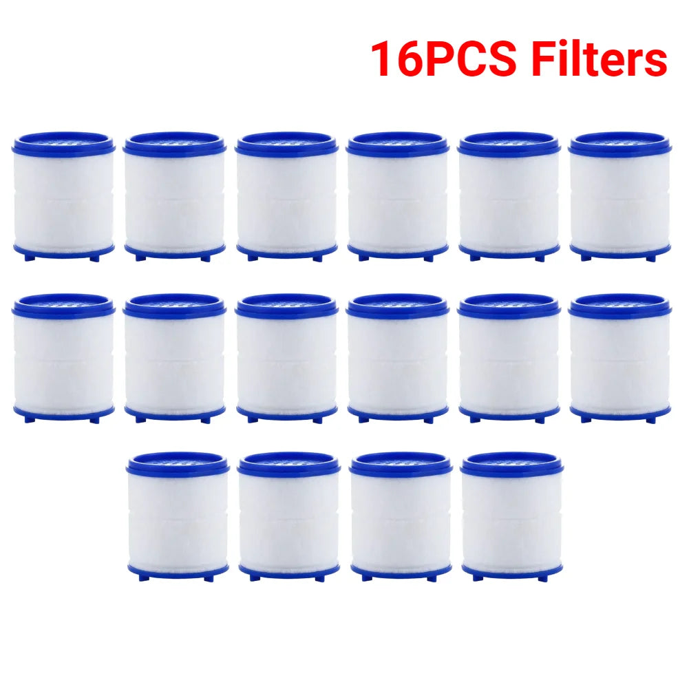 2-40PCS Faucet Water Filter 360 Degree Rotating Splash Filters Remove Chlorine Heavy Metals Filtered Showers Head Bath Purifier