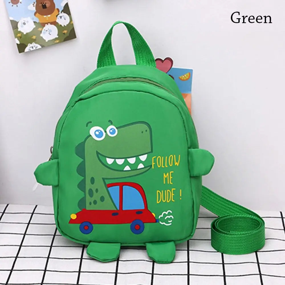 Boys Girls Cute Cartoon Dinosaur Toddler Rucksack Kindergarten Schoolbag Anti-lost Backpacks School Bags