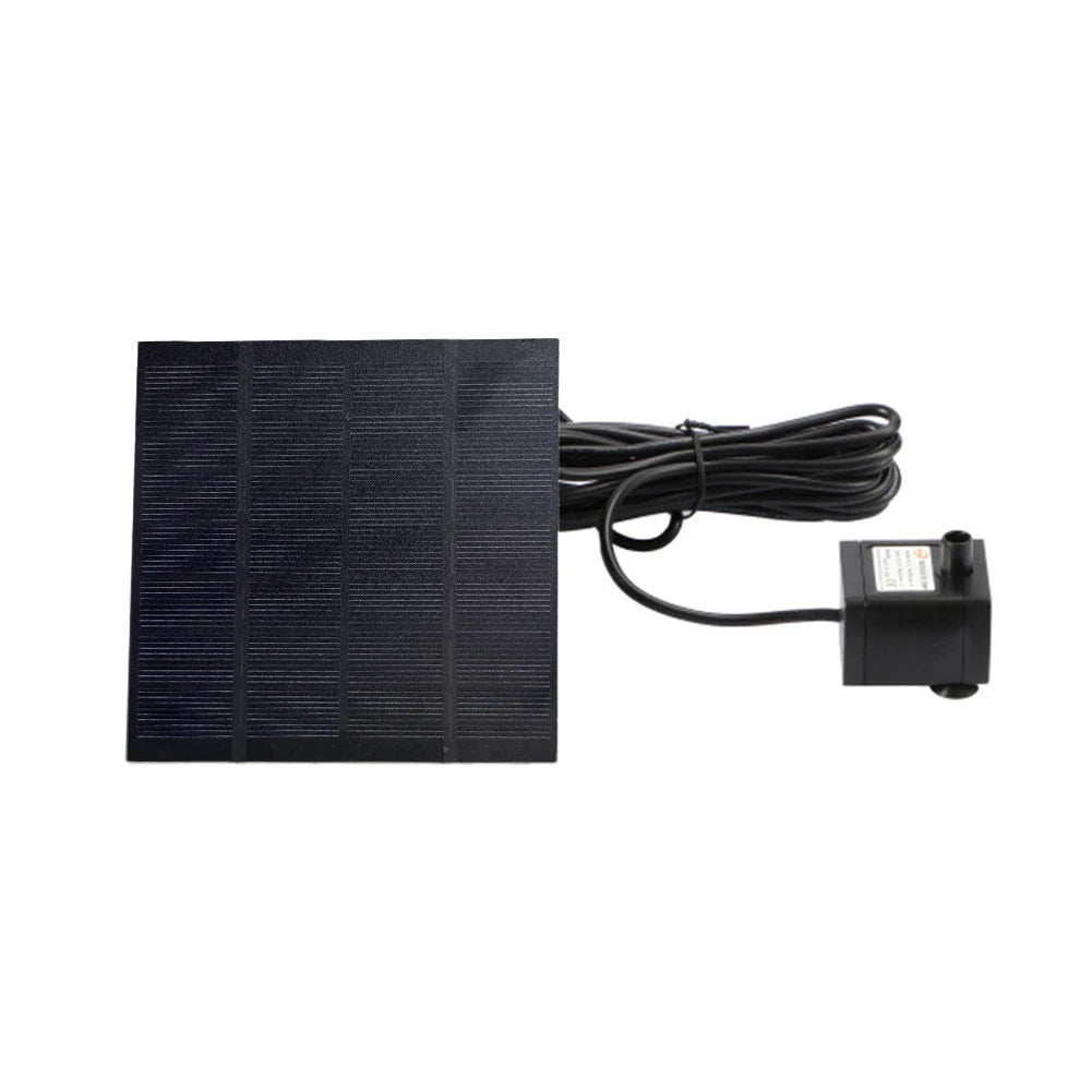 Solar Water Fountain Pump with Nozzles Solar Powered Fountain Water Pump Solar Fountain for Garden Pool Pond Aquarium Fountain