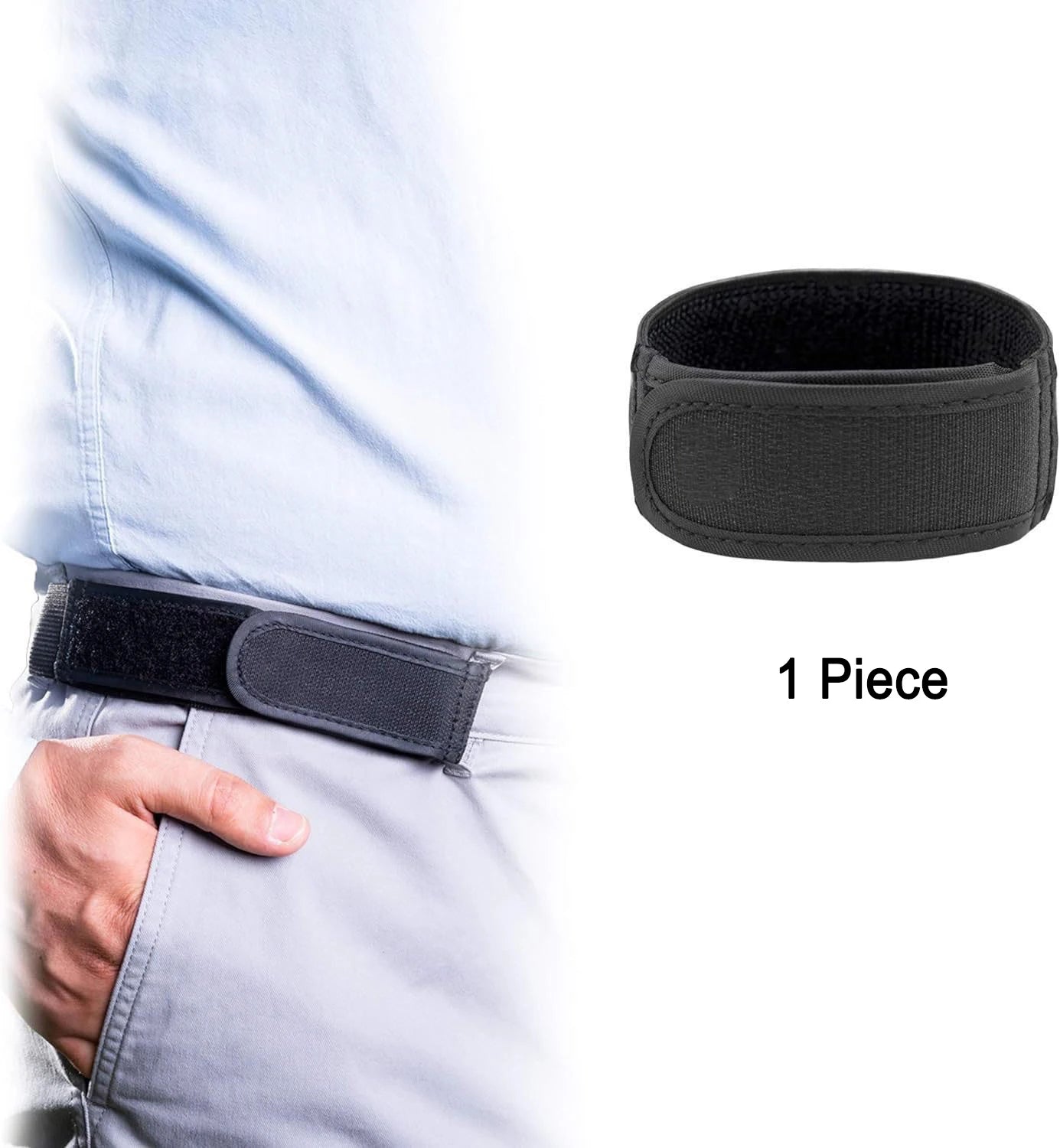 Buckle Free Waist Belts for Men Women Ultra-soft Elastic Comfort Design Stylish No Buckle Belt Fashion Unisex Comfort Waistband