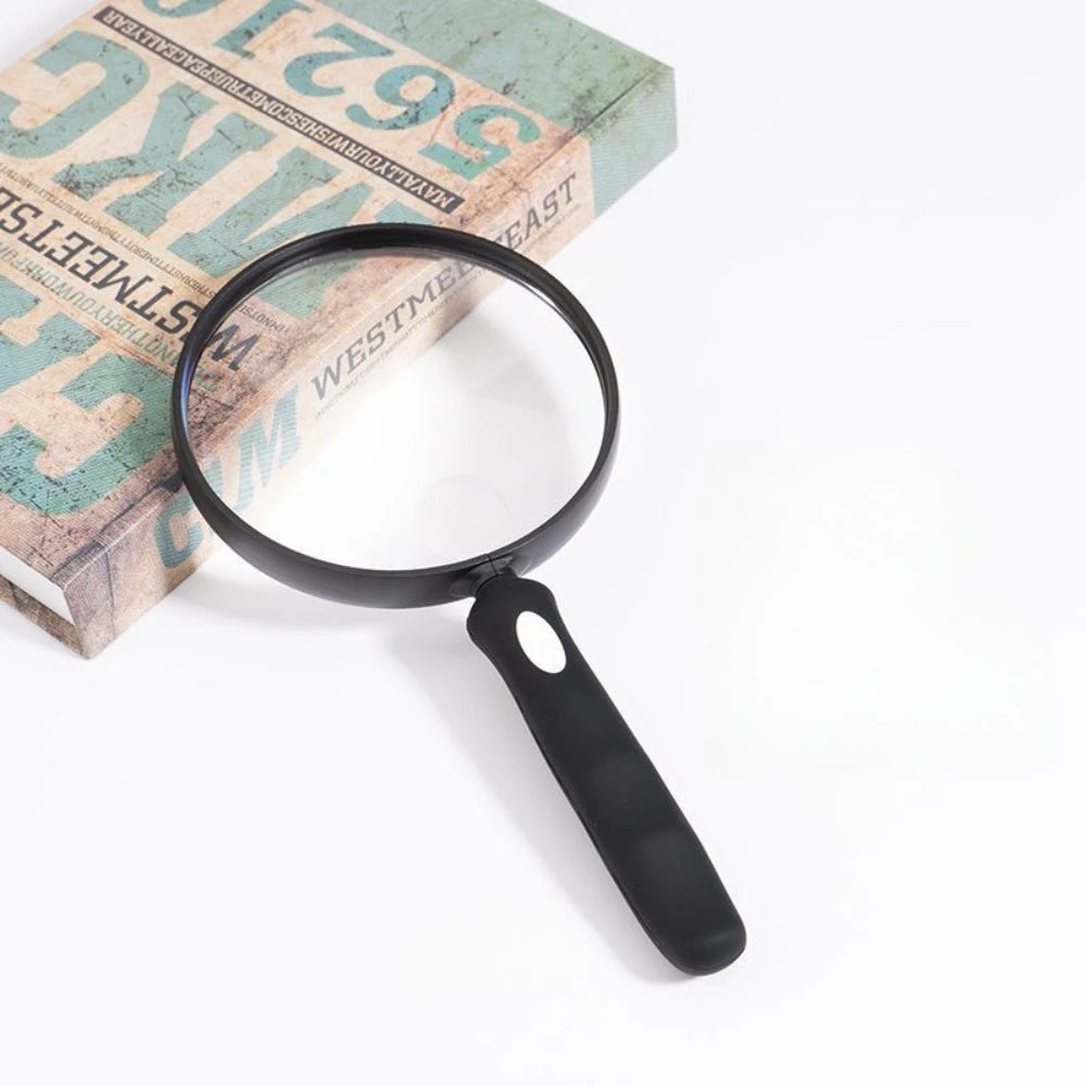 Magnifying Glass for The Elderly, High-definition, High-power, Extra-large Field of View, Hand-held