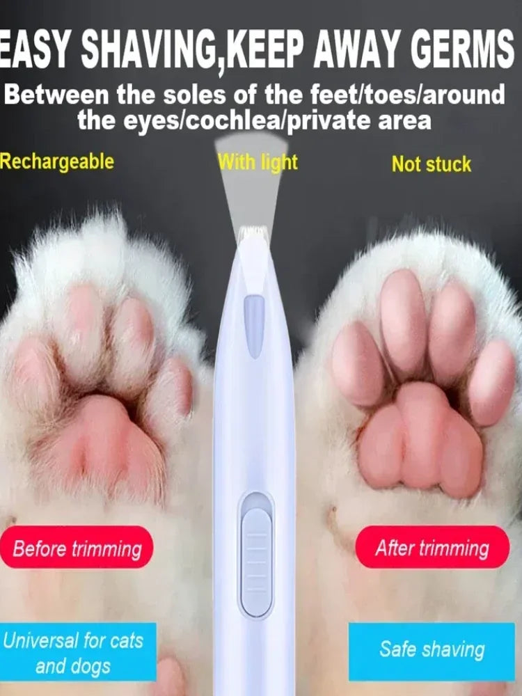 Dog Hair Trimmer Electric Dog Cutter Professional Pet Foot Hair Trimmer Cat Grooming Hairdresser Scissors Butt Ear Pedicator