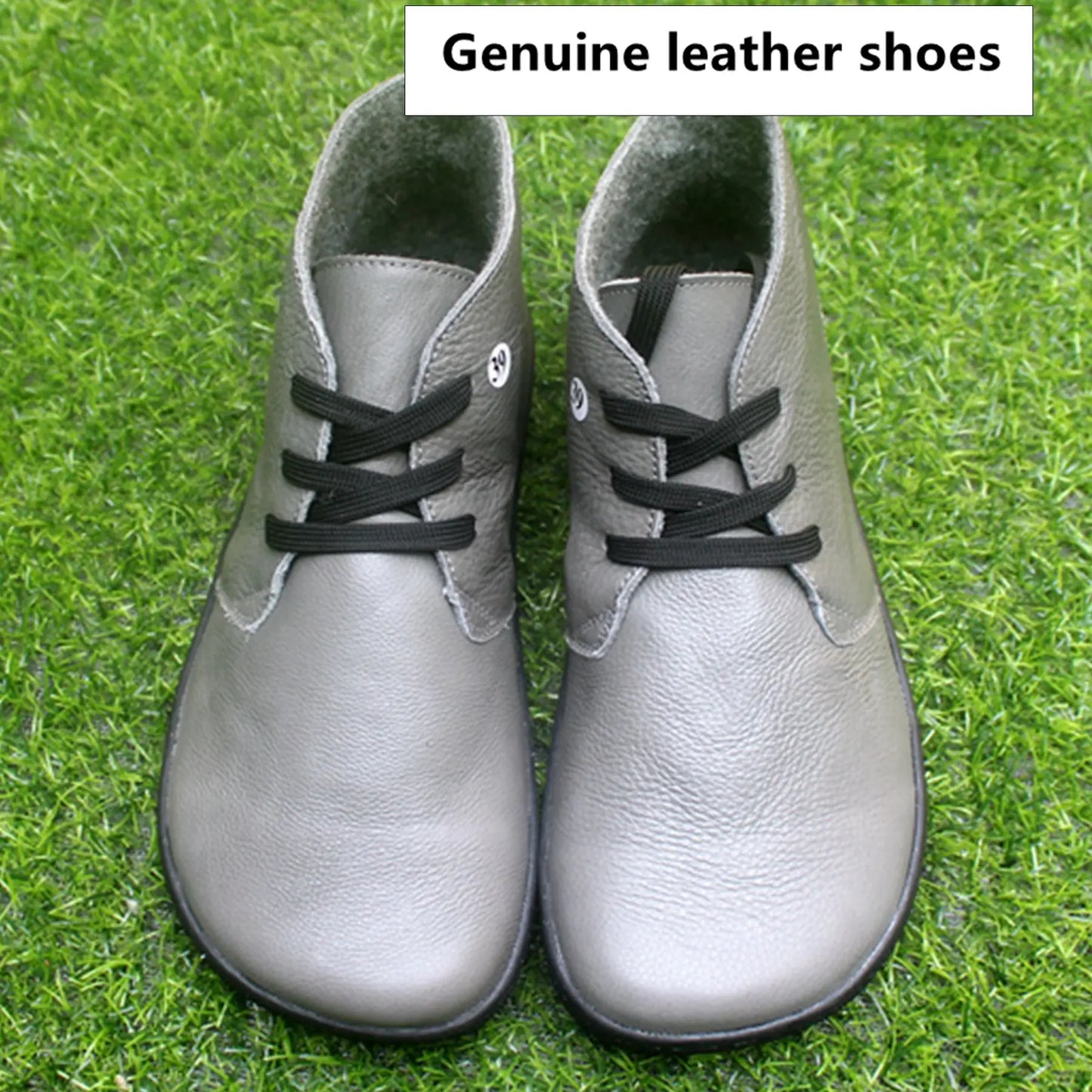 Barefoot Leather Boots With Wool Linning Inside For Women  man Zero Drop Wider Toes Box