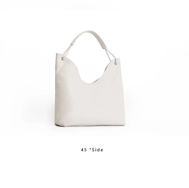 Ladies Handbag Female Bucket Bag Women Shoulder Bag Travel Bag Split Leather Bucket Bag Large Soft Leather Casual Tote