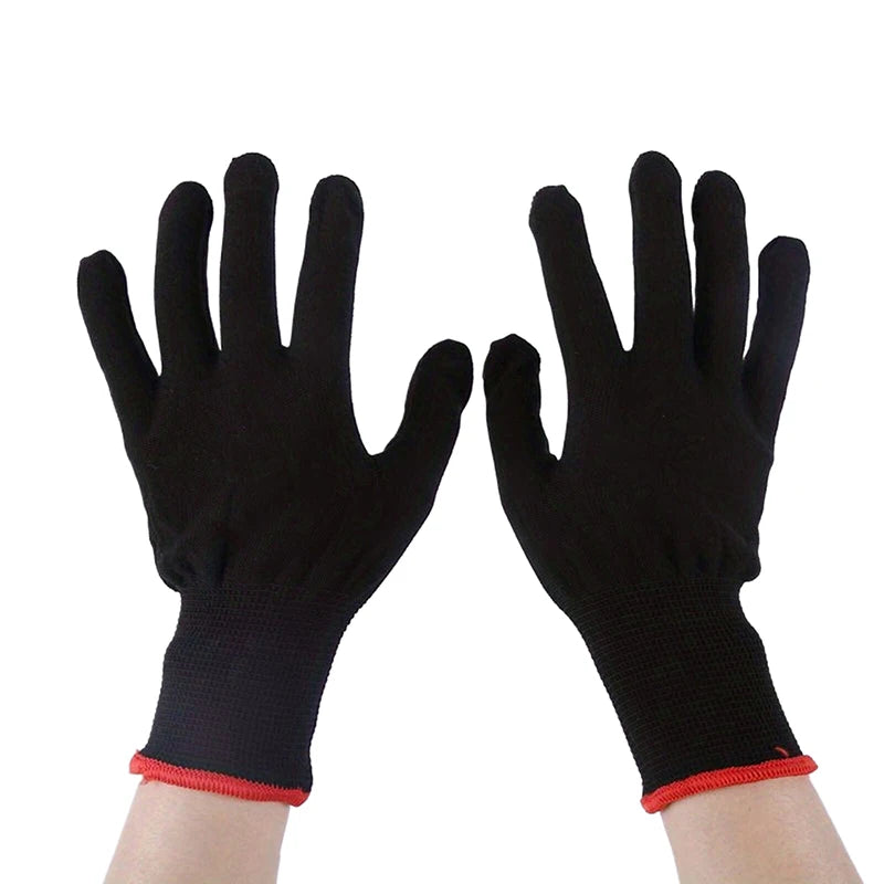 6Pairs Breathable Nylon Garden Work Gloves Without PU Coating And Silicone Not Waterproof Durable For Excavation And Planting
