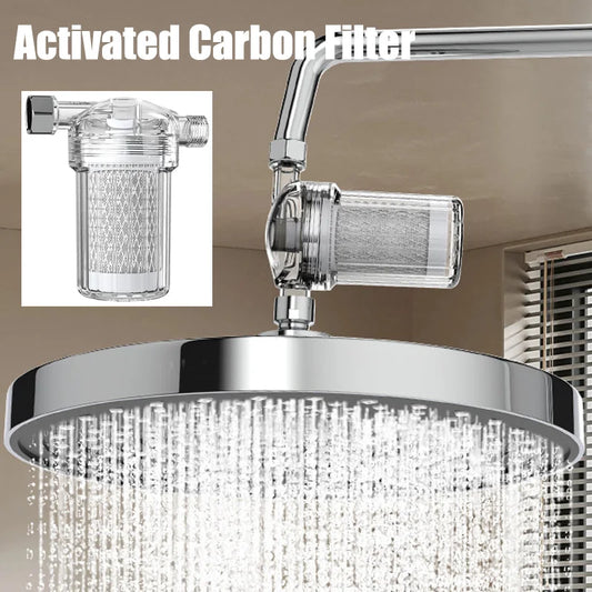 Universal Water Purifier Shower Filter Output Activated Carbon Remove Heavy Metals Chlorine Fluoride Water Heater Purification