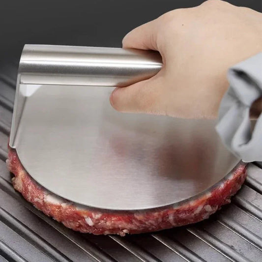 Meat Press Mold Stainless Steel Smash Burger Press With Handle Circular Hamburger Pressing Tool Kitchen Accessories Household