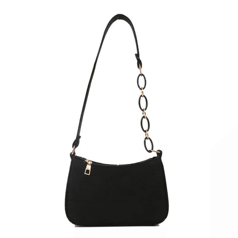 Women Small Square Bag Сумка Женская Simple and Versatile Casual Handbag Fashion Popular Felt One Shoulder Messenger Bags Purse