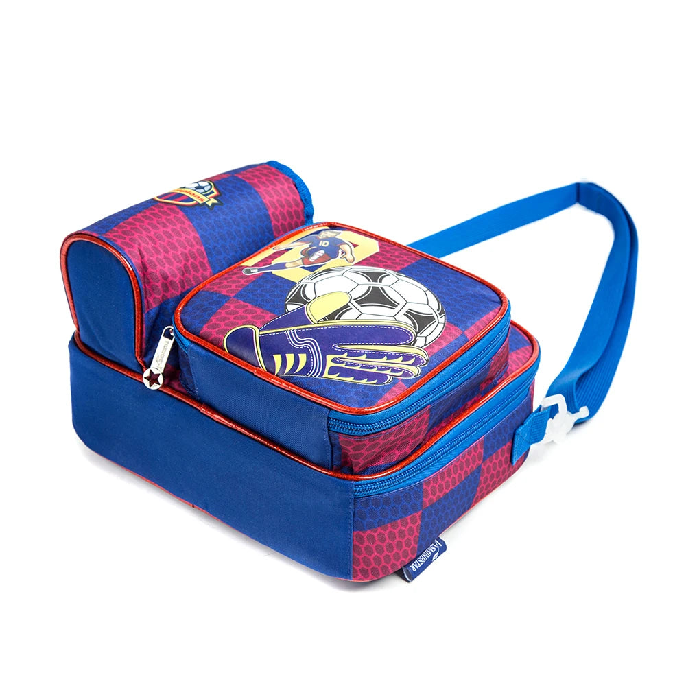 Primary School Lunch Bags for Children Complete Kit Handbags for Boys Lunch Box With Bottle Pockets Lunch Accesorios for Kids