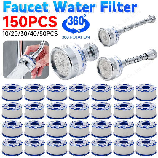 360° Faucet Water Filter Element Remove Chlorine Heavy Metals Filtered Showers Head Bath Filtration Purifier Soften Hard Water