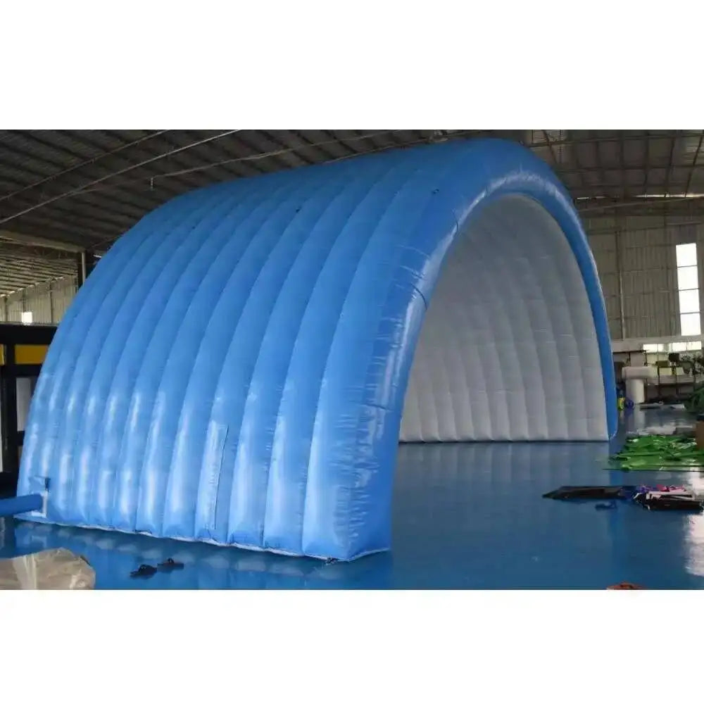 Giant Red Tent While Iatable Stage Cover Shelter Air Roof For Outdoor Activities And Promotion Display