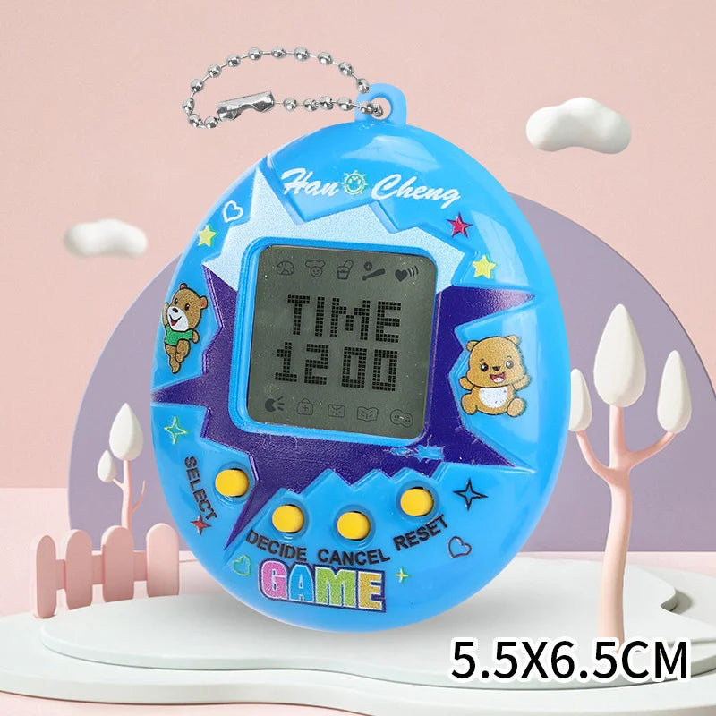 Tamagotchi 1Pcs Children's electronic Pet 168 Pets In 1 Virtual Cyber kid Digital Pet Toy Pixel Funny Gift Play Toy keychain BTJ