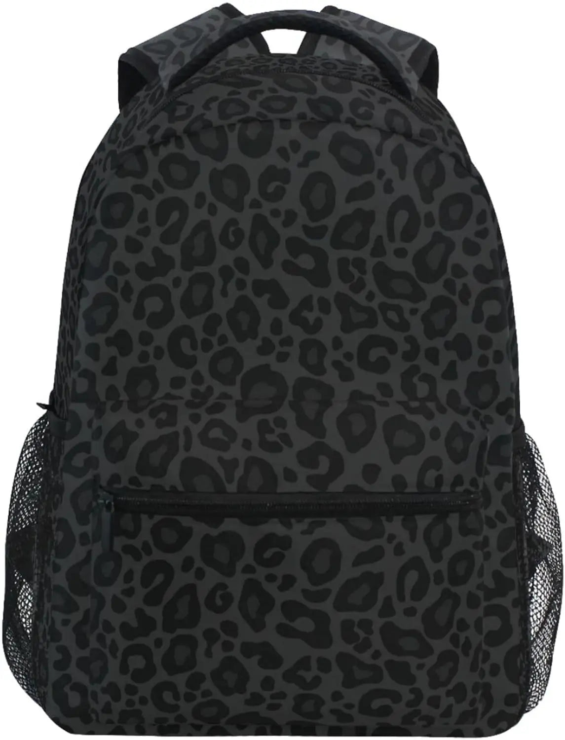School Start Best Seller! Blue Leopard Print Backpack, Trendy Animal Pattern, Stylish Bag for Bold Style Fans