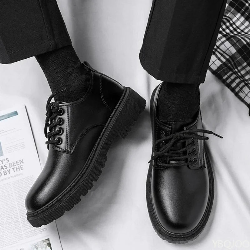 Men Business Shoes Spring Autumn New Formal Leather Shoes Casual Fashion Sports Shoes Social Elegance Trendy Flat Shoes Zapatos
