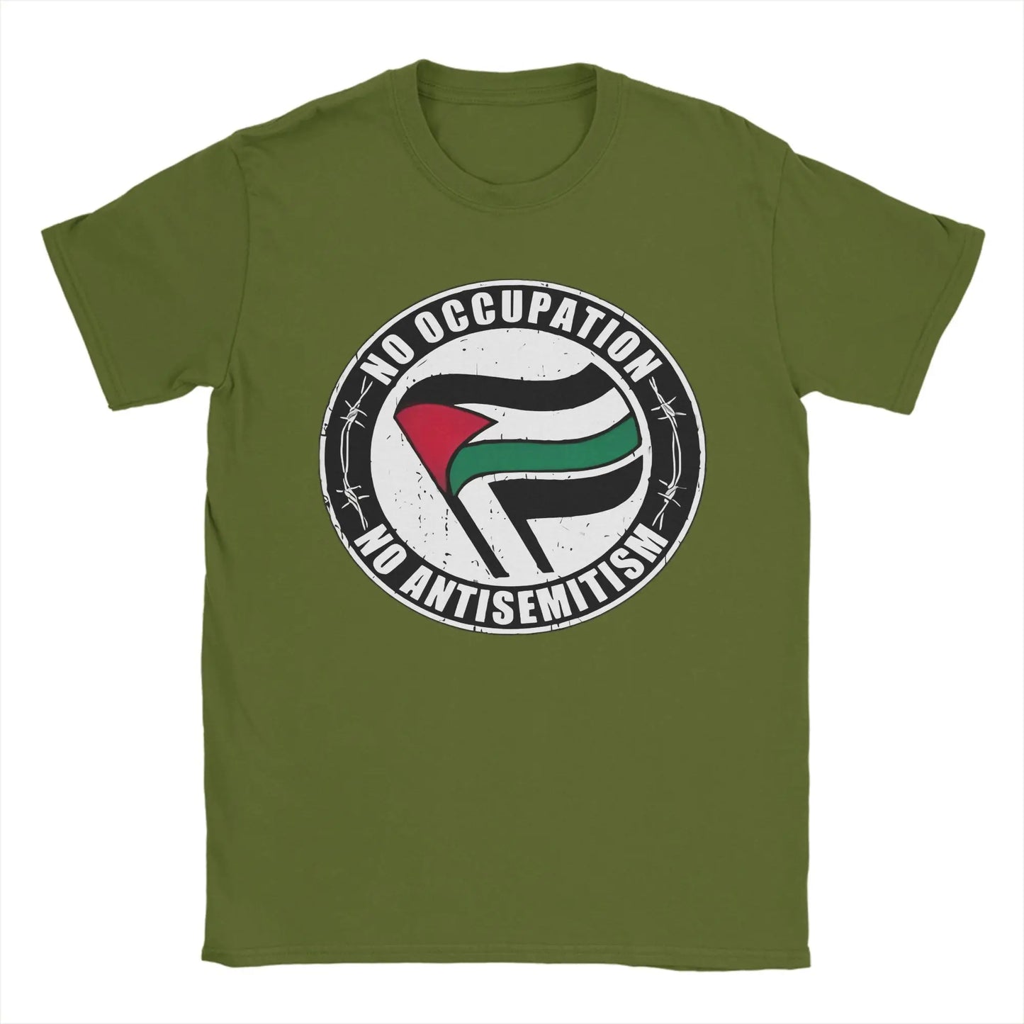 Palestine Flag  T Shirt Summer  Cotton T-Shirts For Men Popular Pattern Tshirt Short Sleeve Vintage Tops