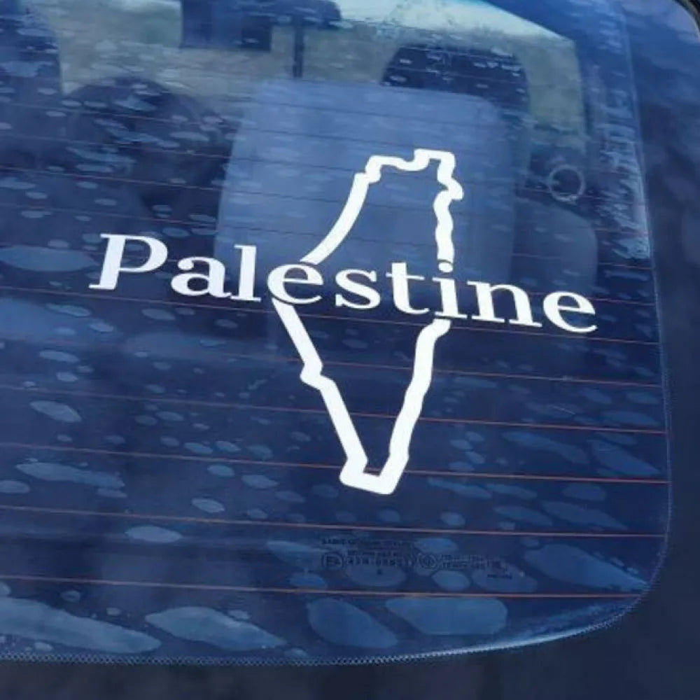Palestine Map Car Windows Bumper Decor Stickers Die Cut Vinyl Accessories Decals