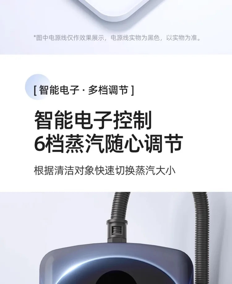 220V Steam Cleaner Multi Function High Temperature Pressure Washer for Home Fabric  Kitchen EW