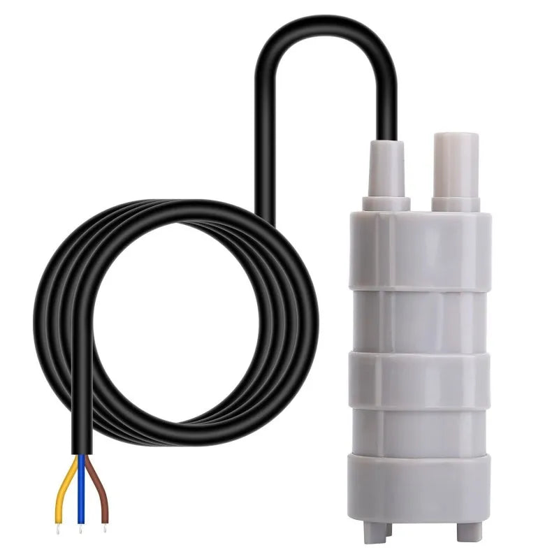 12V DC Submersible Water Pump 1000L/H High Flow 3-Wire for RV, Pond, Aquarium