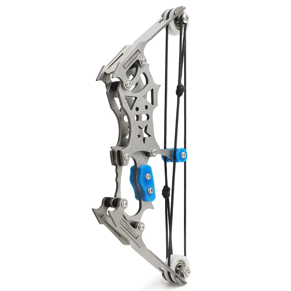 Archery 5.9'' 7.5" Mini Compound Bow and Arrows Set Pocket Bow Target Shooting Gift
