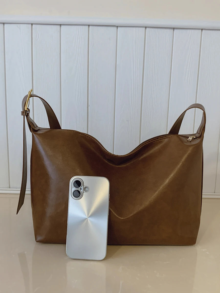Crossbody Bags for Women Large Capacity Simple Design Handbags Solid Shoulder Bags Female Casual Travel Shopping Commuting Totes