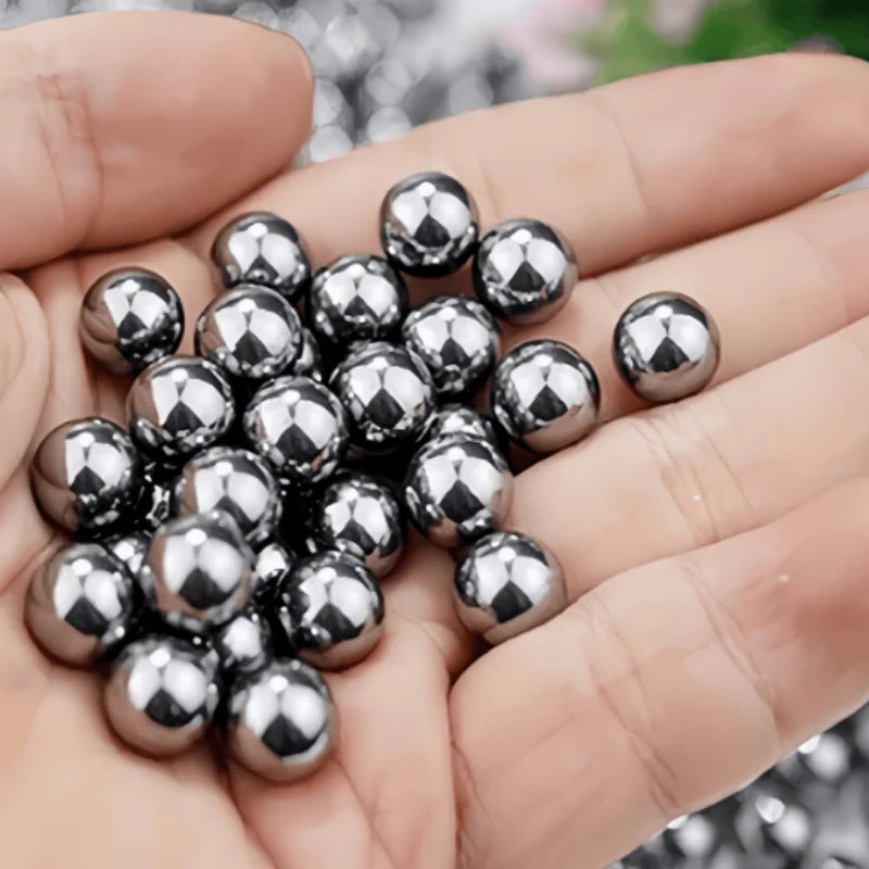100pcs/200pcs/Slingshot Hunting Bow and Arrow Steel Ball 6.35mm High Carbon Steel Slingshot Ball for Shooting Hunting