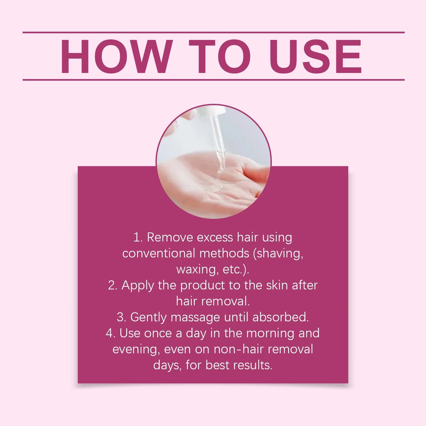 Hair Removal Care Essential Oil Gently Cares For The Skin Cleanses Hair Removal Moisturizes&Moisturizes Daily Care Essential Oil