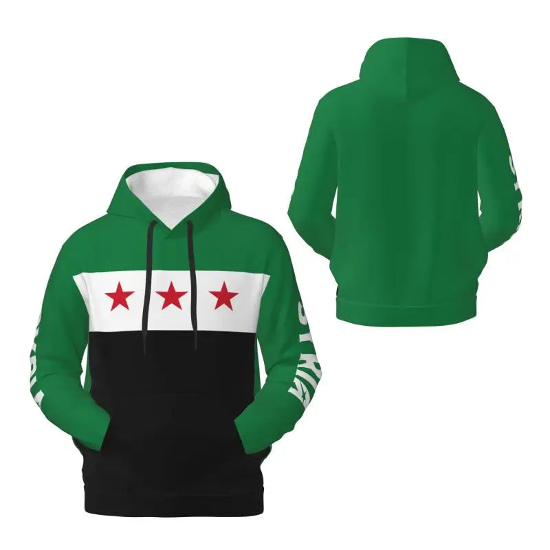 2025 Syria 1932-1958 3D Fleece Hoodie Polyester Warm With Pocket Super Soft Men Women Sweatshirt Unisex Pullover Hoodies