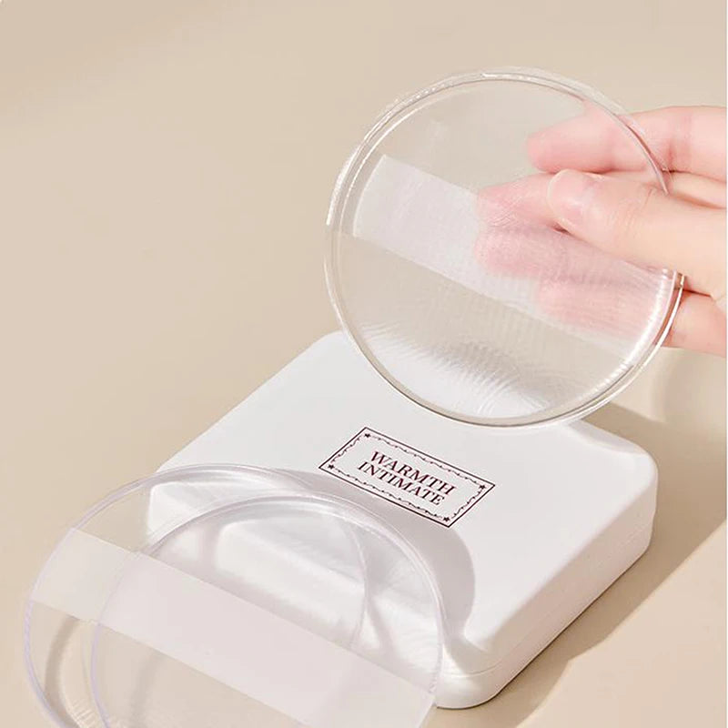 Soft Silicone Gel Powder Puff Sponge For Body Lotion Face Foundation Transparent No Powder Eating Powder Puff Applicator Tools